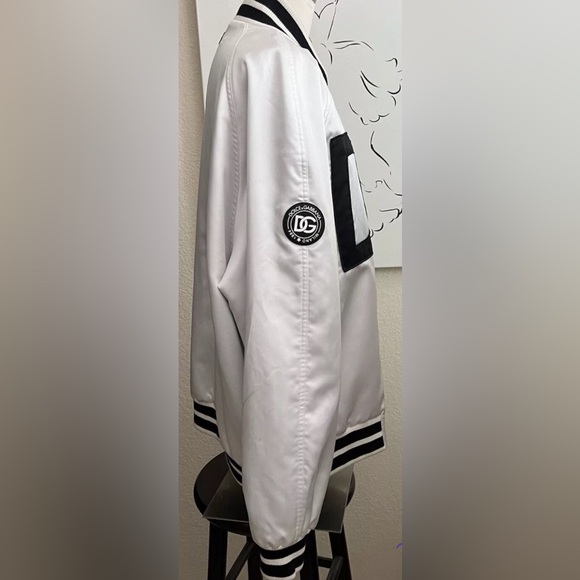 Dolce And Gabbana Men’s Oversized Satin Reversible Bomber Jacket IT 46 - Picture 7 of 15